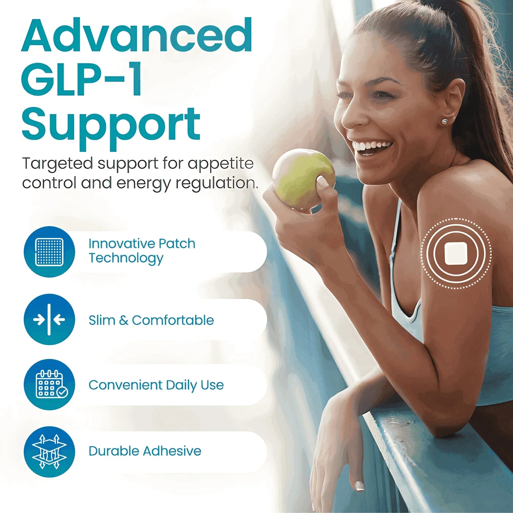 GLP-1 Patch | Appetite Control, Weight Management, and Lean Muscle Pr Healthogenics GLP-1 Patch | Appetite Control, Weight Management, and Lean Muscle Pr Healthogenics