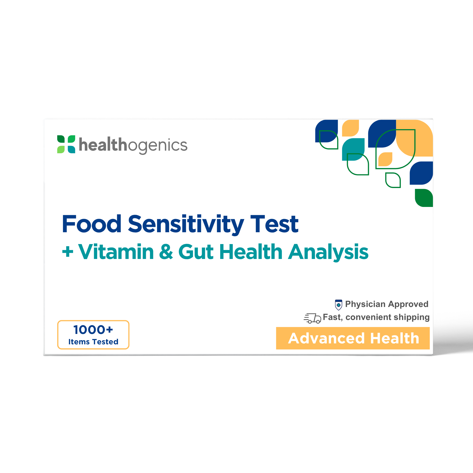 Advanced Food Sensitivity, Vitamin, & Gut Health Test (1000+ Items Tested)